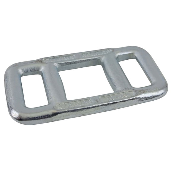 1-1/4" Forged Ladder Buckle for Lashing Straps - Heavy-Duty Carbon Steel Cargo Securement Buckle for Tie Down Webbing, Transport & Shipping - 50 Pcs