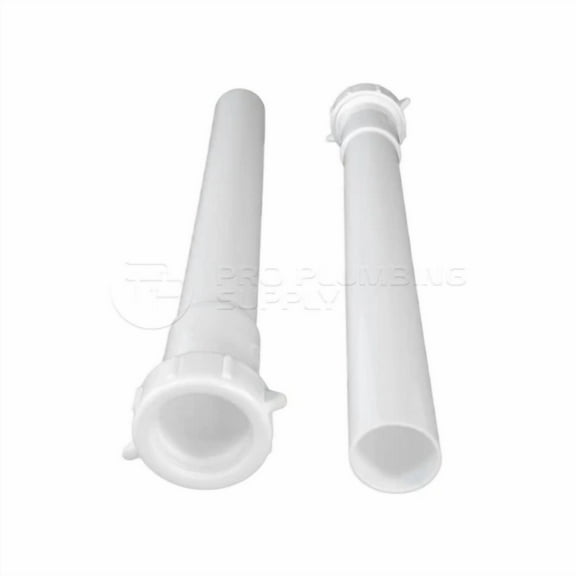 1-1/4"In X 12"In Plastic Extension Tube Tubular Drain Applications Kitchen Usa