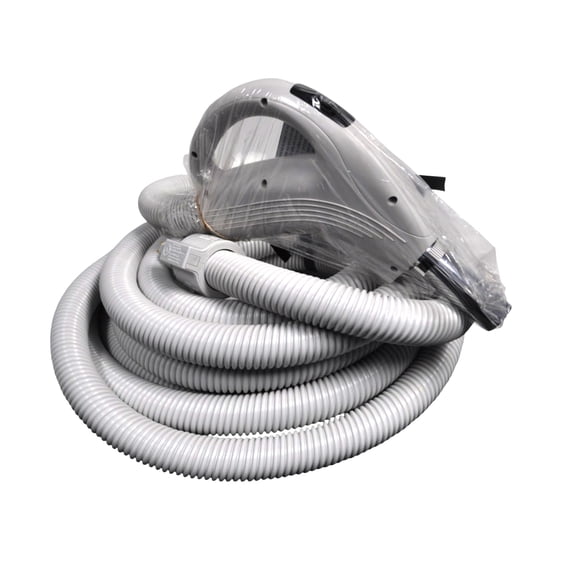 1-1/4 Inch 30 Foot Direct Connect Dual Switch Central Vacuum Hose Assembly SV130114030BDUI