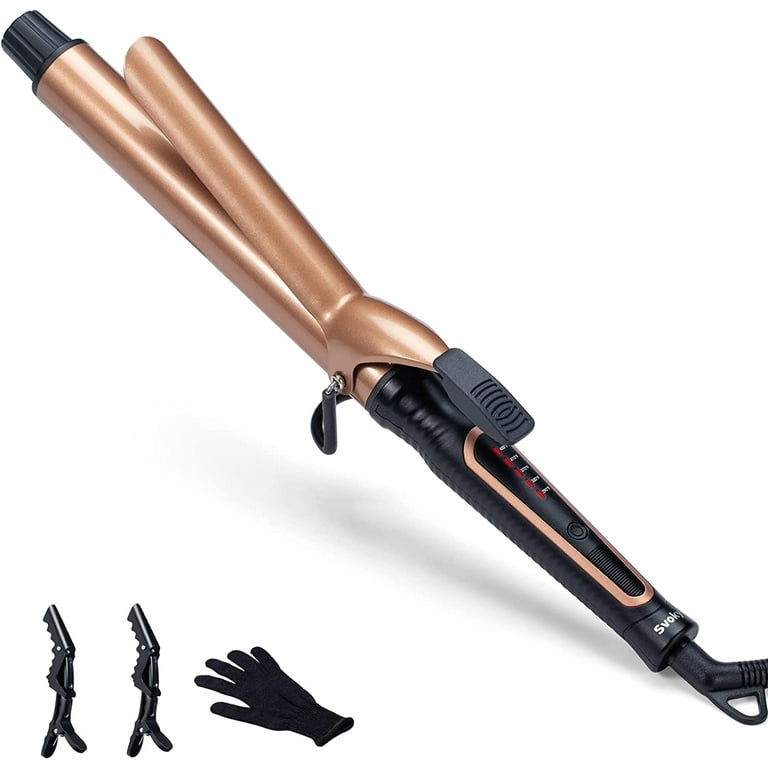 1 1 4 Inch Extra Long Curling Iron with Tourmaline Ceramic Barrel