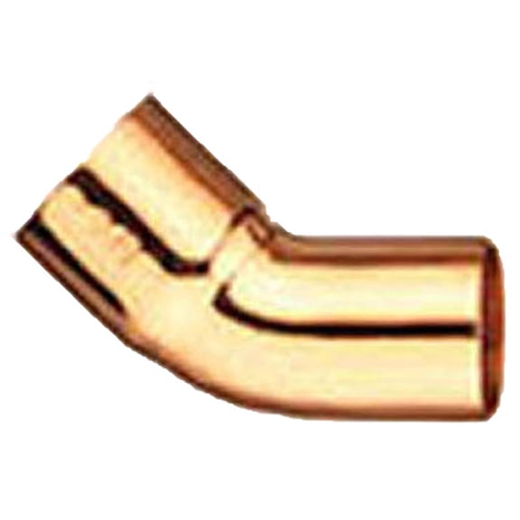 1-1/4 Inch Fitting X 1-1/4 Inch Copper 45 Degree Street Elbow, B & K, W 63350