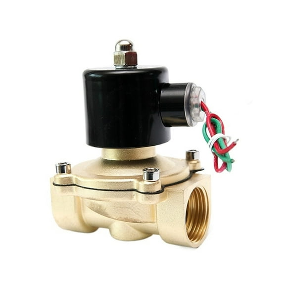 1-1/4" Inch Normally Closed Brass Solenoid Valve 24V 12V Direct Acting For Water Gas Oil ,Stable Performance