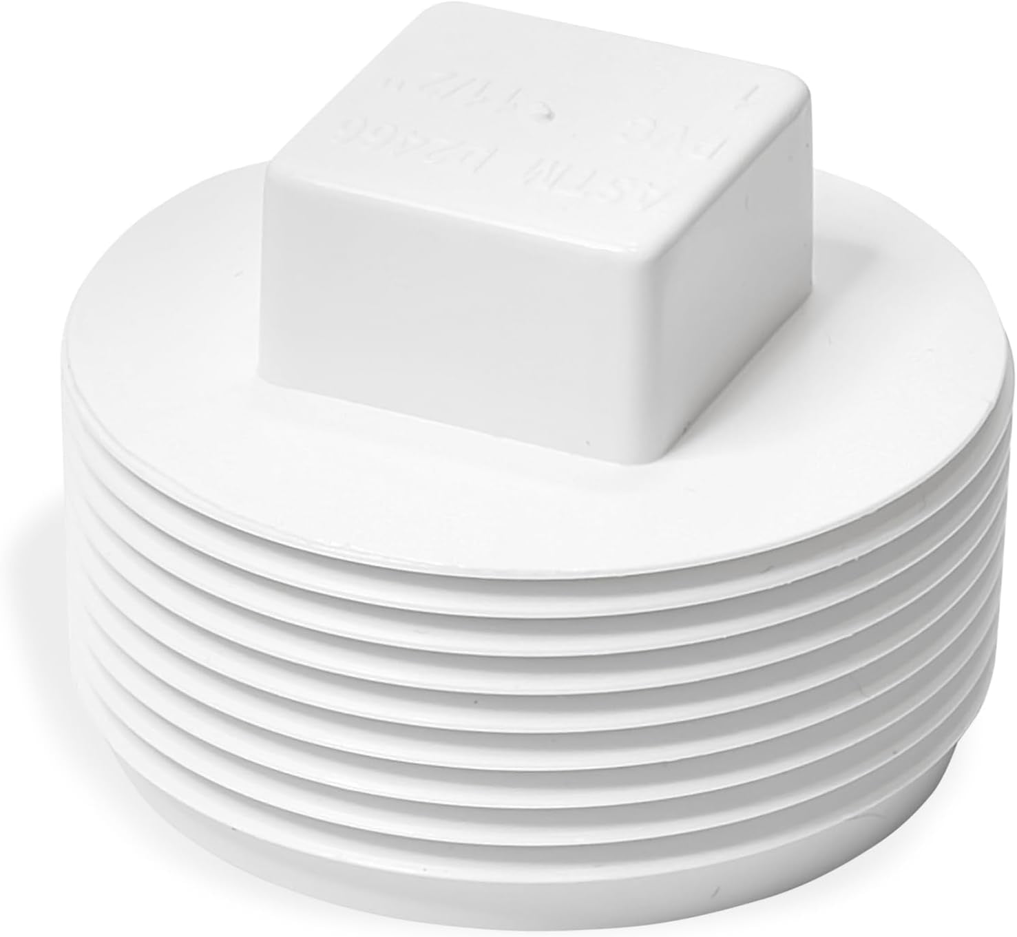 1-1/4 Inch PVC Male Threaded End Cap – SCH 40 MNPT Pipe Fitting for ...