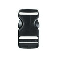 thumbnail image 1 of 1 1/4 Inch Side Quick Release Plastic Black Buckles, 1 of 3