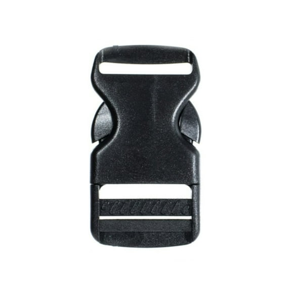 1 1/4 Inch Side Quick Release Plastic Black Buckles