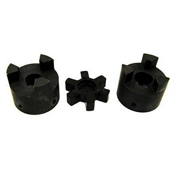1-1/4" L100 Flexible 3-Piece L-Jaw Coupling Coupler Set & NBR Rubber Spider$$Tools