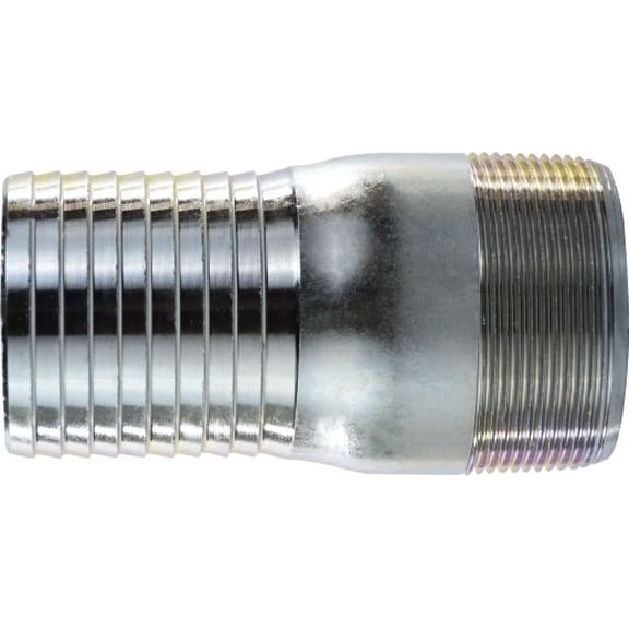1-1/4 Male Adapter Galvanized Steel, Inserts for Plastic Pipe, Plumbing Accessories