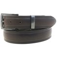 thumbnail image 1 of 1 1/4 Men Domed Dress Belt Dark Brown Latigo Leather Buckle And Loop Set, 1 of 4