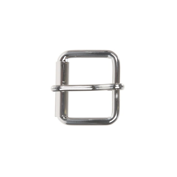 1 1/4" Nickel Plated Simple Roller Buckle