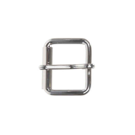 1 1/4" Nickel Plated Simple Roller Buckle