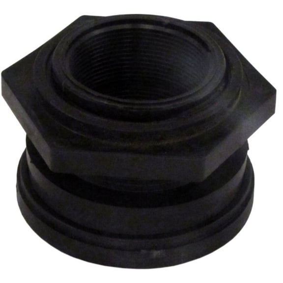 1-1/4" Polypropylene Bulkhead Fitting with NBR Gasket