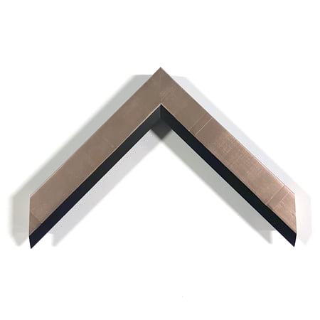 1 1/4" Readymade Wood Picture Frame (Skinny Linear Rose Gold) (8x8, Add Acrylic & Backing)