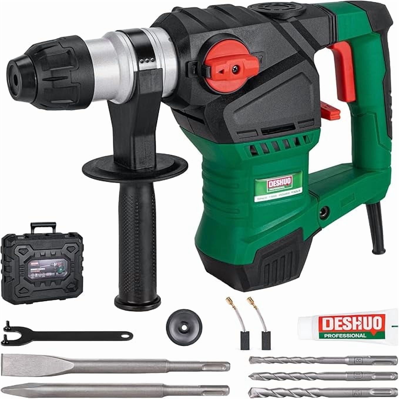 Berserker 12.5-Amp 1-1/4" SDS-Plus Rotary Hammer with Vibration Control & Safety Clutch for Concrete
