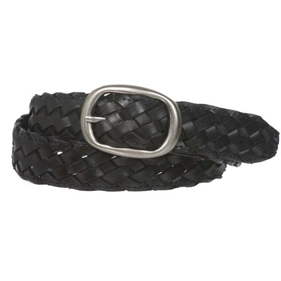 1 1/4" Women's Braided Woven Leather Belt