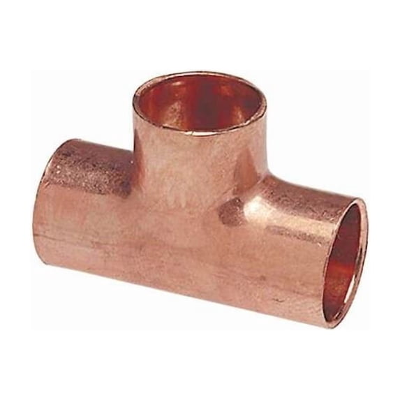 1-1/4" x 1-1/4" x 3/8" NOM C Copper Reducing Tee 611R 11/4X11/4X3/8