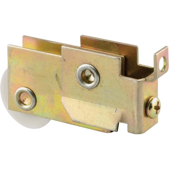 1-1/4 in. Steel Ball Bearing, Mirrored Door Roller Assembly, Crest Doors