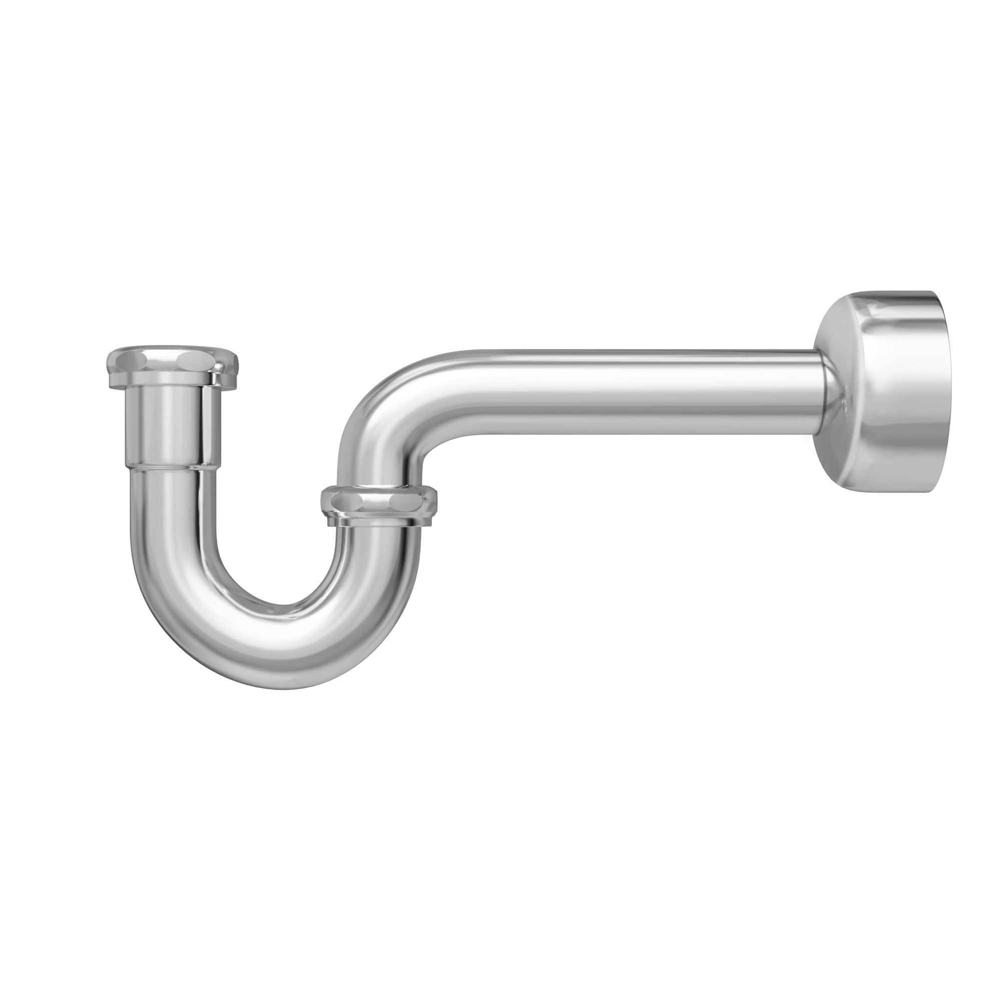 11" Polished Chrome Adjustable Tubular P-Trap