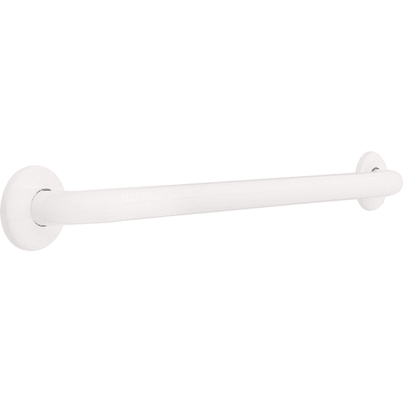 1-1/4 in. x 24 in. Grab Bar with Concealed Mounting in White
