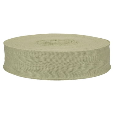 1 1/4 inch Taupe Herringbone Cotton Binding Tape Closeout, 10 Yards