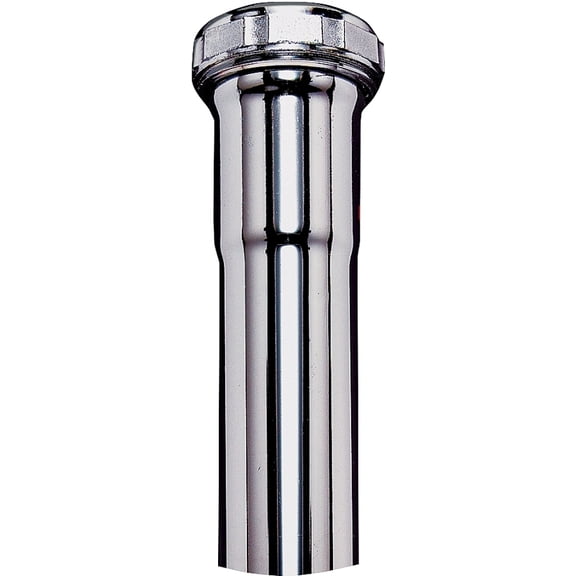Plumb Pak PP128CP Tee and Tailpiece with Baffle, 1-1/2 in, Slip-Joint, Brass