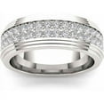 thumbnail image 1 of 1-1/6 Carat T.W. Diamond Men's 14kt White Gold Wedding Band, 1 of 5