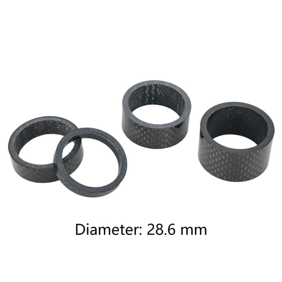 1 1/8" Carbon Fiber Bike Mtb Headset Stem 5 10 15 20Mm Washer Spacer Set Kit
