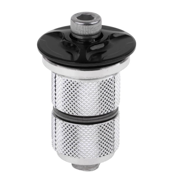1-1/8 Inch Bicycle Headset Expander Plug Aluminum Alloy Compression Top Cap Expansion Screw for Mountain Road Bike Fork
