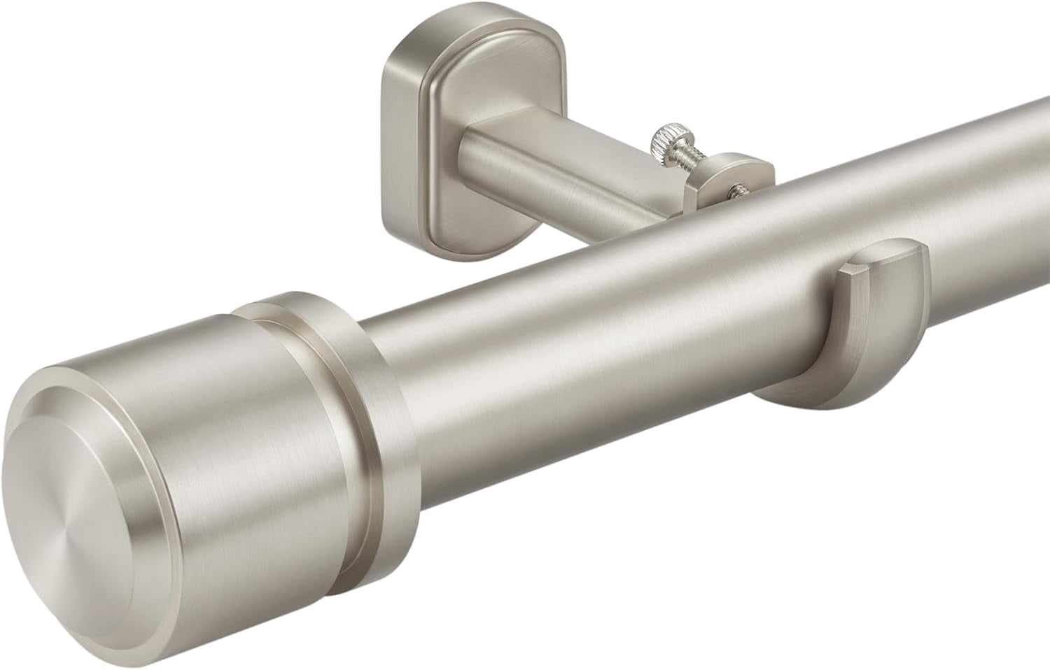 Wide Window Rods 1 1/8 Inch Diameter Curtain Rods 72 to 144 Inches(6-12ft), Telescoping ...