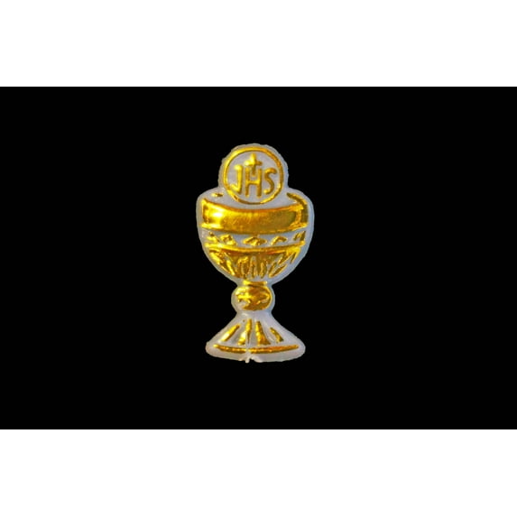 1-1/8 Inch Gold Plastic Charm Chalice Cup Favor Decoration (144 Pieces)