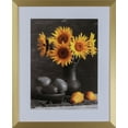 thumbnail image 1 of 1-1/8" Polystyrene Modern Picture Frame by WholesaleArtsFrames-com 10x13 313-VI Series Gold Made In USA, 1 of 5