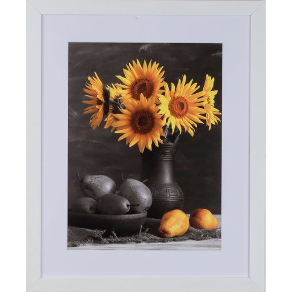 1-1/8" Polystyrene Modern Picture Frame by WholesaleArtsFrames-com 10x20 313-VI Series White Made In USA