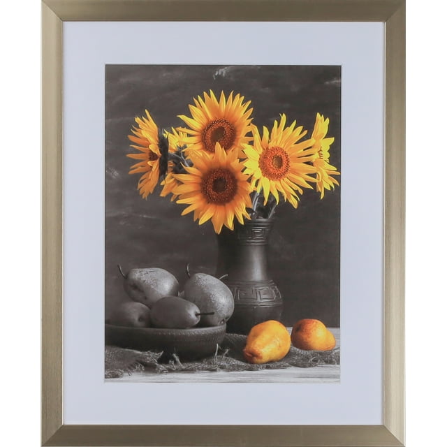 1-1/8" Polystyrene Modern Picture Frame by WholesaleArtsFrames-com 14x18 313 Series Pewter Silver Made In USA