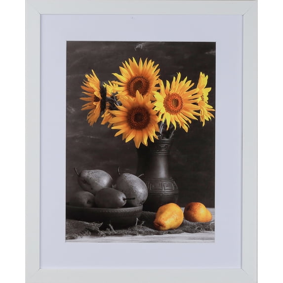 1-1/8" Polystyrene Modern Picture Frame by WholesaleArtsFrames-com 15x30 313-VI Series White Made In USA
