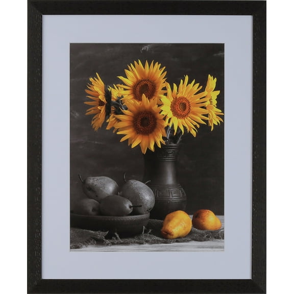 1-1/8" Polystyrene Modern Picture Frame by WholesaleArtsFrames-com 23x34 313-VIII Series Wood Grain - Dark Chocolate Made In USA