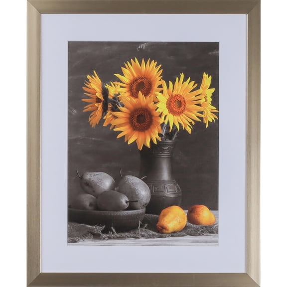 1-1/8" Polystyrene Modern Picture Frame by WholesaleArtsFrames-com 4x6 313 Series Pewter Silver Made In USA