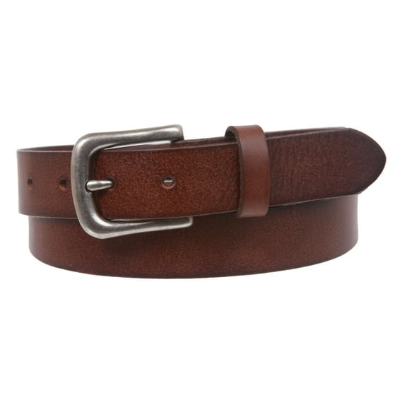 1 1/8" Snap On Oil Tanned Skinny Vintage Cowhide Leather Belt