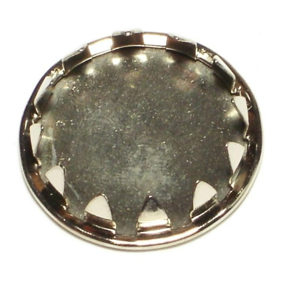 1-1/8" Zinc Plated Steel Flush Head Hole Plugs HLPLG-089 (6 pcs.)