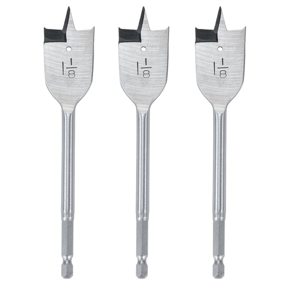 1 1/8 inch Wood Spade Drill Bit Wood Paddle Flat Bit 3 PCS