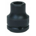 thumbnail image 1 of 1-1/8" x 3/4" Drive 6 Point Shallow Supertorque™ Socket, Black Industrial Finish. Suitable For Impact Use. Williams® USA # JHW6-636, 1 of 1