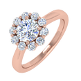thumbnail image 1 of 1.1 Carat Diamond Ring in 14K Rose Gold (Ring Size 8.75), 1 of 5