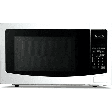 1.1 Cu. Ft. Countertop Microwave Oven 1000 Watts Auto Cook Defrost Easy Clean Child Safety Lock White Bestseling