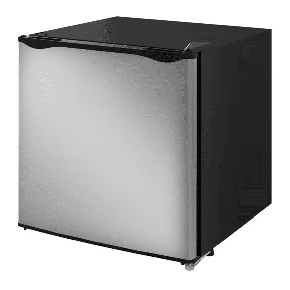 1.1 Cu Ft Mini Freezer Countertop Compact Upright Freezer Removable Shelves Reversible Door for Home Dorm Apartment Office Silver
