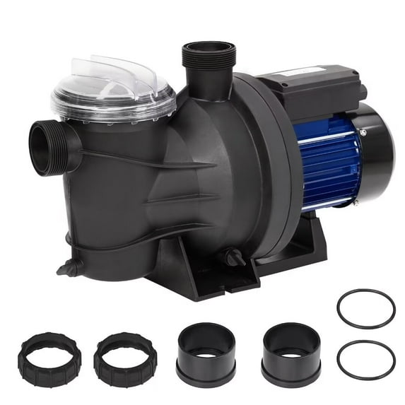1.1 HP Pool Pump In/Above Ground, 3962GPH Above Ground Swimming Pool Pump, 800W/115V High Flow Single Speed Powerful Self Priming Pool Pumps with Strainer Basket, Low Noise