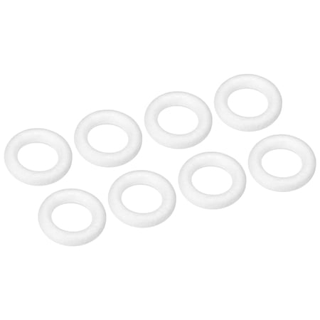 1.1 Inch Foam Wreath Forms Round Craft Rings for DIY Art Crafts Pack of 8