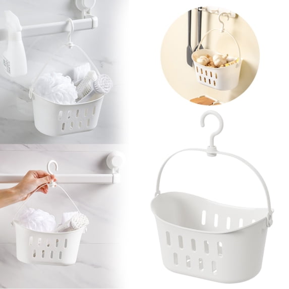 1*1 Single Hook Hanging Basket Single Hook Hanging Basket Bathroom Toiletries Underwear Storage Basket Kitchen Onion and Garlic Storage Basket No Punching Storage Storage Hanging Basket