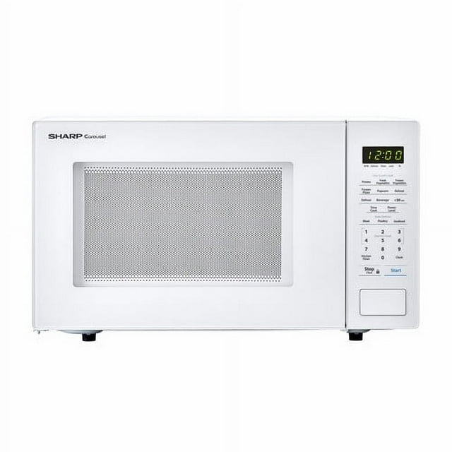 1.1 cu. ft. 1000W Sharp Countertop White Microwave (SMC1131CW)