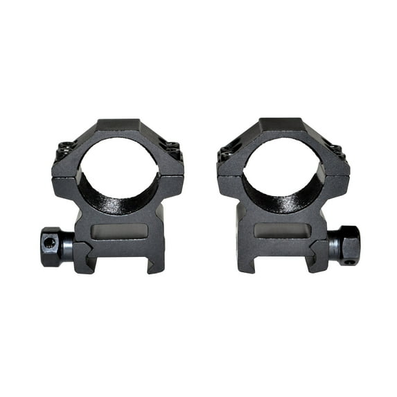 1" 1 inch Diameter MEDIUM PROFILE Scope Rings, Fits Picatinny 21mm Base, Aluminum, 1 pair (2 rings)