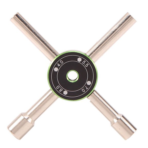 1/10 1/8 RC Tools M2 M3 M5 Screw Nut Hexagonal Wrench Sleeve 4/5.5/7/8mm for RC Model Car Drone Boat,3