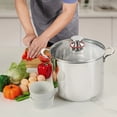 thumbnail image 1 of 1/10/15 Pieces Stainless Steel Cookware Set with Golden Handles, Thick Deep Kitchen Pans, Compatible with Induction and Gas Stoves, Multi-Use for Home Kitchen and Outdoor Camping, 1 of 9