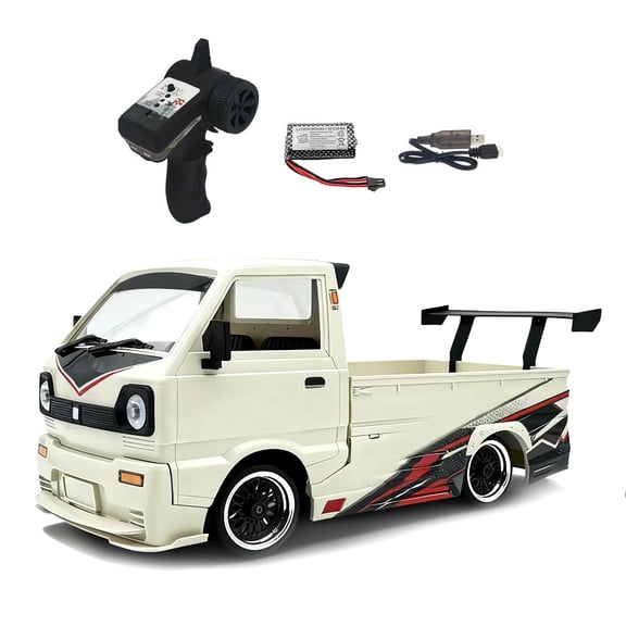 1/10 Brushless RC Drift Car, 25km/h Low-Rider Street RC Car, 2.4GHz RTR with DIY UV Decals, Hobby Grade Gift for Adults